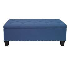 Free shipping on all orders over $35. Magshion Rectangular Storage Ottoman Bench Tufted Footrest Lift Top Pouffe Ottoman Coffee Table Seat Foot Rest And More 42 Linen Navy Blue Walmart Com Walmart Com
