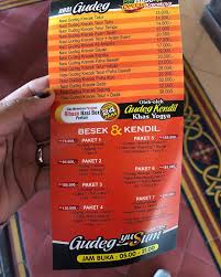 Gudeg.net provides the latest news information about hotels, tours, car rentals, culinary. Menu Gudeg Yu Dum Gudeg Yusum165 Harga Menu Di Jogja Facebook