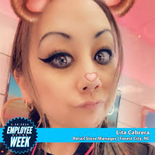 Happy Thursday, everyone! Let's start the weekend right and celebrate our  Employee of the Week, Lita Cabrera 🥳👏 “Lita is always first in the chat,  starting the day with some fun and