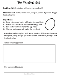the floating egg experiment: free