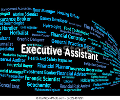 Our ceo job description accurately describes the duties and responsibilities that generally need to be performed by a traditional ceo. Executive Assistant Means Senior Administrator And Ceo Executive Assistant Showing Director General And Jobs Canstock