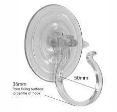 This is what kingfar did. Strong Suction Cups With Large Hook Use Indoors And Outdoors
