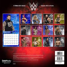 Edge is reportedly on the books for wrestlemania 37 after edge won the 2021 royal. Wwe 2021 Wall Calendar By Trends International Calendar Club Canada