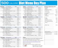 500 Calorie Diet Menu Plan In 2019 1000 Calorie Diets