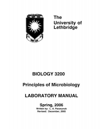 Those that are needed in large amounts are called macronutrients. Biology 3200 Principles Of Microbiology Laboratory Manual