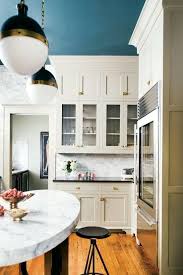 25 Kitchen Color Ideas To Brighten Your Home Kitchen Ceiling Kitchen Colors Painted Ceiling