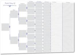 details about a2 pedigree family tree chart family history genealogy chart