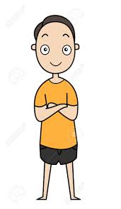 What does it mean when someone crosses their arms? Cute Boy Standing With Arms Crossed Royalty Free Cliparts Vectors And Stock Illustration Image 66068979