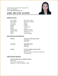 A simple resume format is a basic resume designed to showcase your work experience, skills and education in a clean and uncluttered fashion. Sample Of Simple Resume Cv Resume Templates Examples Doc Word Download Simple Resume Powered By Employment Boost