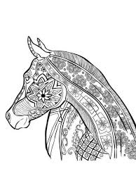 Coloring Page Animals For Teens And Adults Dieren Voor Volwassenen Horse Coloring Pages In 2021 Animal Coloring Pages Cool Coloring Pages Coloring Pages For Teenagers