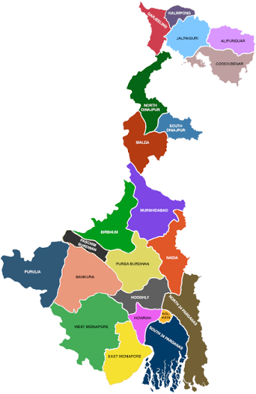 West Bengal Map