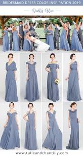 Long Short Bridesmaid Dresses 79 149 Size 0 30 And 50 Colors Dusty Blue Wed In 2020 Dusty Blue Bridesmaid Dresses Bridesmade Dresses Long Bridesmaid Dresses