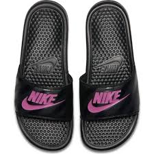 A comfortable option whether you're lounging by the pool or cosying up in. Nike Benassi Jdi Womens Slides Black Vivid Pink 343881 061 Trilogy Merch Ph