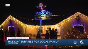 More roof top decor here Loxahatchee Family Receives Holiday Light Display Giveaway