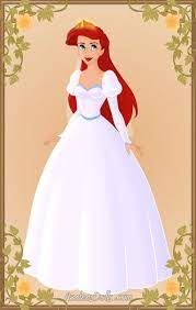 Ariel Wedding Dress By Monsterhighlover3 Disney Princess Wedding Dresses Ariel Wedding Dress Ariel Wedding