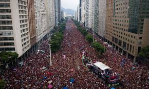 Com o primeiro lugar garantido na fase de grupos da conmebol libertadores, o flamengo foca agora na primeira partida do campeonato brasileiro. Soccer Team Flamengo Roster Parades After Libertadores Finals Win Rio De Janeiro Brazil Pics
