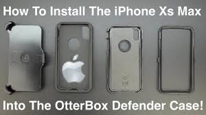 Free shipping on orders over $25 shipped by amazon. Iphone Xs Xs Max How To Install Iphone Xs Xs Max Into The Otterbox Defender Case Youtube