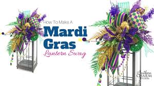 Bonnie and leon found it on a previous trip to new orleans. How To Make A Festive Mardi Gras Lantern Swag Centerpiece