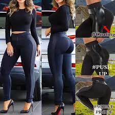 Women High Waist Yoga Pants Push Up Leggings High Waist Sports Butt Lift  Jegging | eBay