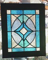 Framed Faux Stained Glass Window Panel Window Art Sun Diy Stained Glass Window Stained Glass Panels Stained Glass Window Panel