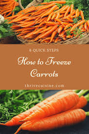 Sweet, nutritious carrots are easy to grow in the home garden, and they freeze well either partially cooked (blanched) or fully cooked. How To Freeze Peas And Carrots Arxiusarquitectura