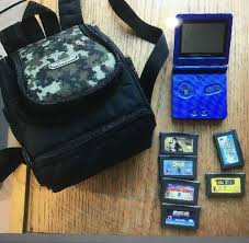 Things tagged with 'gameboy_advance' (106 things). Vintage Nintendo Game Boy Advance Sp Plus 6 Games And Camouflage Carry Case Ags 001 Blue Advanc Nintendo Game Boy Advance Game Boy Advance Sp Game Boy Advance