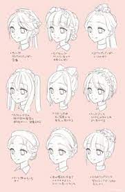 The thick layers are styled to frame. 14 Female Anime Hairstyles Ideas How To Draw Hair Anime Drawings Anime Hair