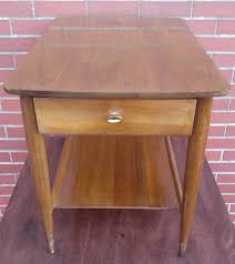 Vintage Mid Century Walnut Mersman Model 8086 Side End Table Or Nightstand Mersman Mid Century Coffee Table Vintage Mid Century Furniture End Tables