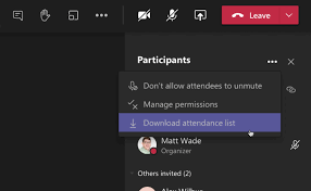 Meeting organizers can now download this list after the meeting is over). How To Use The New Attendance Report In Microsoft Teams Meetings Jumpto365 Blog