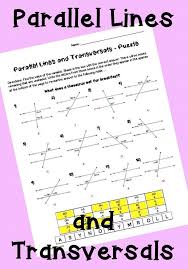 Parallel Lines And Transversals Activity Worksheet Vertical Angles Corresponding Angles Alternate Inte Relationship Worksheets Worksheet Template Worksheets