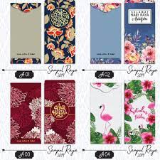 Copy & paste format order di bawah dan isi kuantiti paket di ruang yang berkaitan. Sampul Duit Raya 2019 Rare Branded Stylista Cantik Corak Bunga Kafe Que Vs Mamak Stall