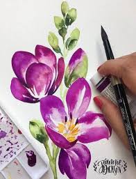 See more ideas about flowers, flower art, watercolor. 49 Ideas Flowers Art Watercolor Inspiration Watercolor Flowers Paintings Flower Painting Flower Art