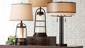 Tall on style, our floor lamps offer convenient lighting for any space, large or small. Table Lamps For Bedroom Living Room And More Lamps Plus