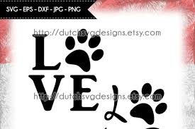 Download Cutting File Love With Pawprint In Jpg Png Svg Eps Dxf For Cricut Silhouette Paw Svg Pawprint Svg Love Svg Cricut Svg Svg Cut File PSD Mockup Templates