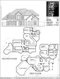Two story 5 bedroom house floor plan. Two Story House Plan C7130 5 Bedroom Plans Blueprints Landandplan