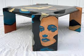 1993 Pop Art Signed Original Coffee Table by Robert Fischer