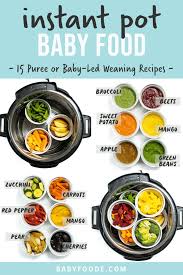 3 of 6 view all. Instant Pot Baby Food 15 Puree Or Blw Recipes Baby Foode