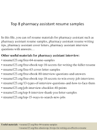 11 12 pharmacy curriculum vitae lasweetvida com. Top 8 Pharmacy Assistant Resume Samples
