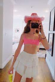 Pinterest Ellacatherine1 Pink Bathing Suit Top Pink Cowboy Hat Outfits