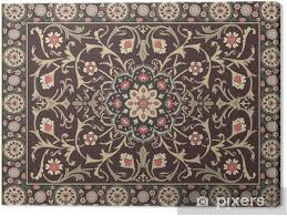 Das gängigste material für arabischer teppich ist baumwolle. Leinwandbild Arabischen Stil Teppich Design Pixers Wir Leben Um Zu Verandern