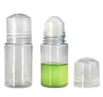 PET Roller Bottle - 100ml 120ml Round Shape Clear