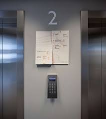 Signage Wayfinding Tnt Green Office Signage System By Studio Dumbar Branding Branding Signage System Wayfinding System Wayfinding Signage