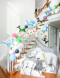 Party Animal Kids Birthday Party Easy Diy Balloon Garland Ideas Don T Forget The Adorabl Zoo Birthday Party Wild Birthday Party Animal Themed Birthday Party