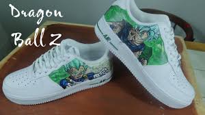Dragon ball z converse custom shoes songo goku shenron. Dragon Ball Z Air Force 1 Custom Youtube