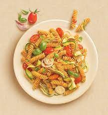 Barilla Chickpea Rotini With Zucchini Artichokes Recipe Rotini Barilla Recipes Italian Recipes Authentic