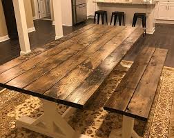 Farmhouse Table Farm Table Long Farmhouse Table Rustic Etsy Barn Table Rustic Farmhouse Table Farmhouse Dining Table Picnic table gives you that perfect extra outdoor eating space you've always wanted.