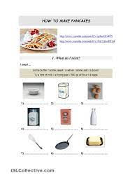 How To Make Pancakes How To Make Pancakes Esl Worksheets Worksheets