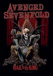 Avenged Sevenfold Hail To The King Fabric Poster Avenged Sevenfold Avenged Sevenfold Wallpapers Rock Band Posters