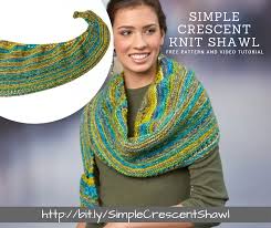 This crescent is created with eight equal wedges shaped with eight single increases (or decreases). How To Make The Simple Crescent Knit Shawl Marly Bird