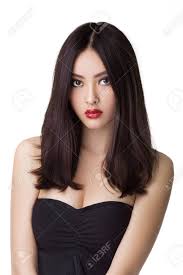 Asian men are known for their straight hair and ability to rock just about any hairstyle, whether it's a from modern short hairstyles to trendy medium and long hairstyles, the best asian haircuts offer. Beautiful Young Asian Woman With Long Hair On White Isolated Stock Photo Picture And Royalty Free Image Image 60568405
